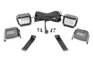 Jeep Cherokee LED Light Kit - Ditch Mount - Rough Country - 3